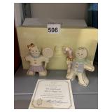 THE GINGERBREAD SALT/ PEPPER SET NEW IN BOX