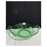 GREEN DEPRESSION PLATE