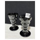 BLACK AMYTHEST GLASSES