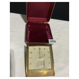 REMEMBRANCE SEVEN JULE TRAVEL CLOCK IN CASE WOUND
