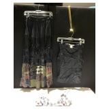 JESSICA HOLBROOK SZ SMALL BLACK TANK TOP AND BOHO