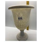 MARBLE 11" CARVED CENTER PEDESTAL BASE