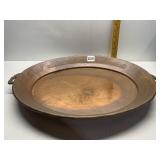 20" COPPER OVAL TRAY