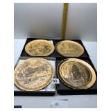 WENDELL AUGUST 4 BRONZE PLATES