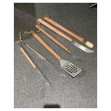 BBQ SET W/ CANVAS HOLDER