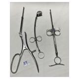 VINTAGE MEDICAL TOOLS MARKED GERMANY, STAINLESS