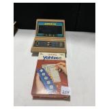 YAHTZEE GAME AND CAVEMAN BATTERY OP GAME