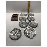 WENDELL AUGUST 8 ALUM PLATES W/ HOLDER