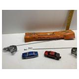 CURB-L-ARMS AND 2 CARS