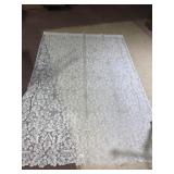 DRAPERY PANEL LACE 57 W X 80 L
