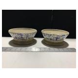 PAIR OF MATCHING CEMENT PEDESTALS