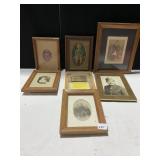 FRAMED VINTAGE PHOTOGRAPHS ONE W/ PLAQUE CONRAD