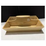 WOOD TOTE GREAT FOR KITCHEN