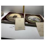 PICARD PLATES OB THE AM. BALD EAGLE & TRUMPETER