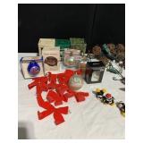 CHRISTMAS ORNAMENTS, STAR TREE TOPPER, ETC.