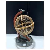 WOOD BIRD CAGE 18" H X 12" W