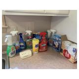 CLEANING PRODUCTS AND TRASH BAGS