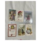 ANTIQUE POST CARD CHRISTMAS, EASTER