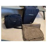 PIERRE CARDIN GARMENT BAG AND OTHER SUITCASES