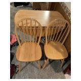 DROP SIDE TABLE 2 CHAIRS