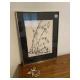 ORIGINAL BY LUOLA INK ON PAPER BAMBOO PICTURE AND