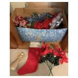 CHRISTMAS FLOWERS, WREATH MAKING, STRAW ANGEL,