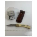 SCHRADE SC507 SINGLE LOCKING BLADE OWL DESIGN