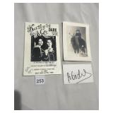 AUTOGRAPHED KATHY NAJIMY & MO GAFFNEY PROGRAM