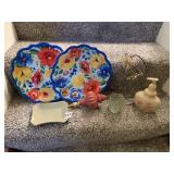 AVON LOTION, CANDLE HOLDER, SOAP DISH, ETC.