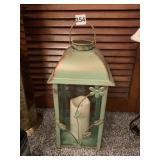 SOLAR TIN LANTERN LED CANDLE