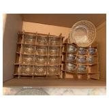 2 PUNCH BOWLS, LADLES AND CUPS