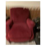 MAROON PUSH BACK RECLINER