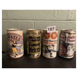 UNOPENED IRON CITY HALL OF FAME BEER CANS