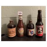 UNOPENED HEINZ KETCHUP STEELERS, FORT PITT BEER,