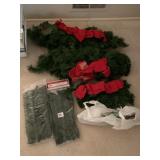 FAUX PINE GARLAND NEW IN PACKAGE AND MATCHING