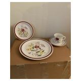 HAND PAINTED LUNA STONE DISHWARE, 1580 BALI, MADE