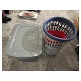 STORAGE BIN AND LAUNDRY BASKETS