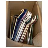 BOX OF HANGERS