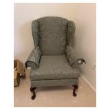 PEMBROOK CHAIR WING BACKED QUEENS ANNES LEGS