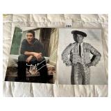 DEAN CAIN AUTOGRAPHED PHOTO AND RUDOLPH VALENTINO
