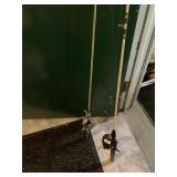 2 FISHING RODS WITH REELS AND EXTRA LINE