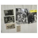 PLAY BILL AND VINTAGE PHOTOS