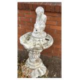 2 PIECE FOUNTAIN, BOY POURING JUG