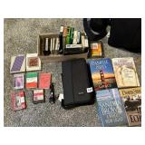 8 TRACKS, HOME RECORDED CDS, BOOKS, CASSETTES