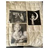 MARYLIN MONROE & HEDY LAMARR 8 X 10 PHOTOGRAPH