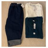 NWT 2X SONOMA SWEATERS AND CROFT & BARROW SZ 2X