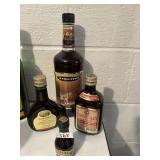 SEALED AMARETTO, BAILEYS, ANEJO, BURGUNDY WINE