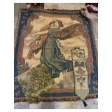 ANGEL THROW, ANGEL TAPESTRY WALL ACCENTS