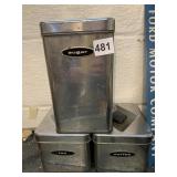 ALUMINUM CANISTER SET