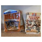 EMPTY WHEATIES BOX AND US SOCCER GOLDEN GOALS